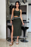 Conjunto Falda Y Blusa 2132