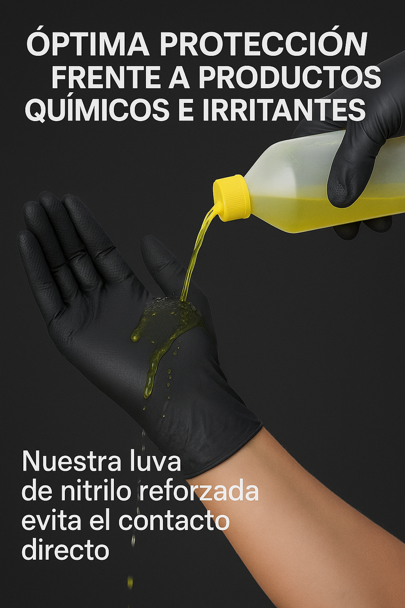 Caja Guantes de Nitrilo Premium Reforzado