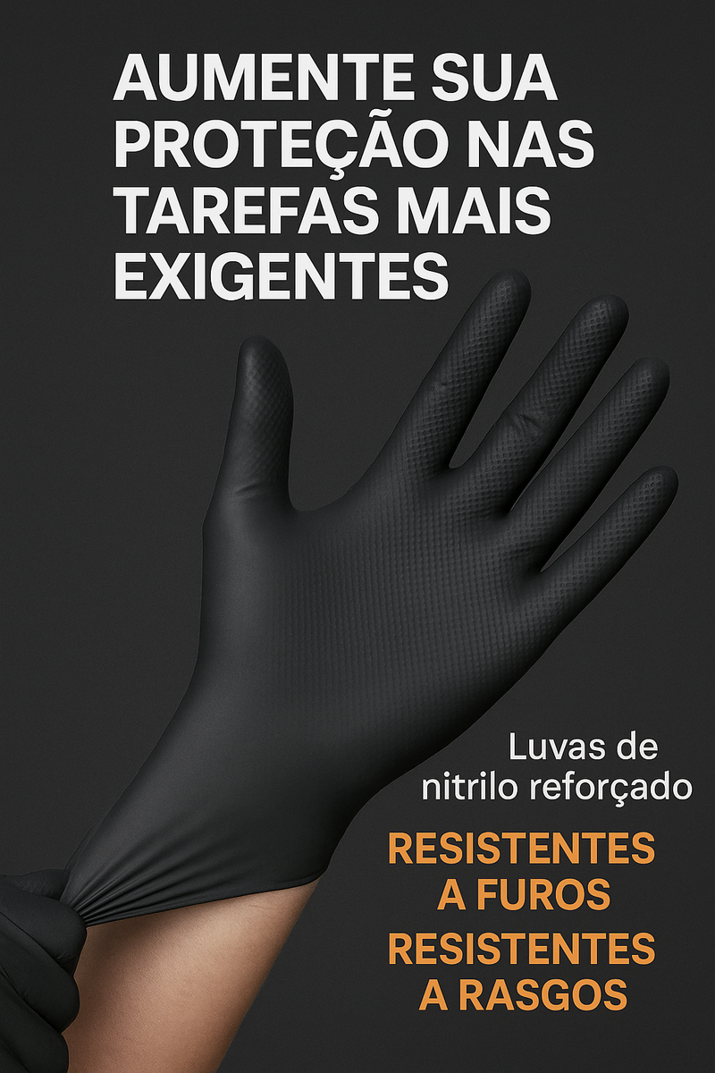 Caja Guantes de Nitrilo Premium Reforzado